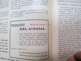 Hatikwah 1935-36 -yhteensidotut vuosikerrat, suomalainen juutalaisyhteisön lehti, ruotsin- ja suomenkielinen