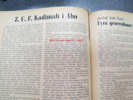 Hatikwah 1946-48 -yhteensidotut vuosikerrat, suomalainen juutalaisyhteisön lehti, ruotsin- ja suomenkielinen