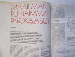 Moottori-Motor 1973 nr 5, sisältää mm. seur. artikkelit / kuvat / mainokset; HM Keisarin juna, Auto ja kaupunki, Ilmajäähdytys kuorma-autossa, Suomalainen