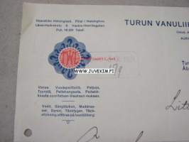 Turun Vanuliike - Åbo Vaddaffär, Turku, 13.9.1924 -asiakirja