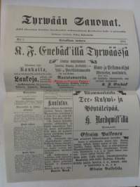 Tyrvään Sanomat No 1/ 1894. Näköispainos