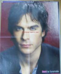 The Wanted / Ian Somerhalder  -  juliste  52x42 cm  taitettu A4 kokoon toimitus kirjeenä