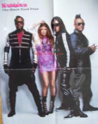 Frendit / The Black Eyed Peas-  juliste  52x42 cm  taitettu A4 kokoon toimitus kirjeenä