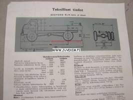 Bedford RLH 4-veto bensiini ja diesel kuorma-auto -myyntiesite