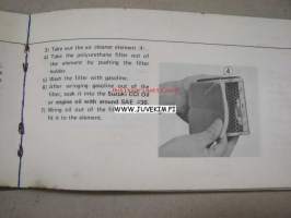 Suzuki TS125 owner´s manual -käyttöohjekirja englanniksi