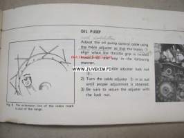 Suzuki TS125 owner´s manual -käyttöohjekirja englanniksi