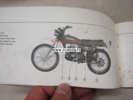 Suzuki TS125 owner´s manual -käyttöohjekirja englanniksi