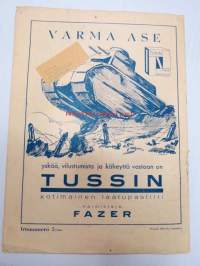 Suomen vapaussota 1934 nr 3, sis. mm. artikkelit; Rutosalaiset Suomen vapaussodassa, Ruotsalaiset vapaaehtoiset, U.C. 57 patsas, Ruotsalaiset vapaussotamme