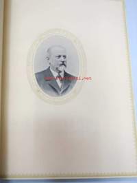 1.1.1916 - Kuvakokoelma, jonka taiteellisen loistopainoksen... Hackman &amp; C:o virkailijat tammikuun 1 päivänä 1916 antoivat kauppaneuvos W. Hackmanille