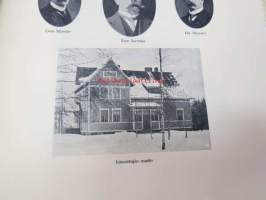 1.1.1916 - Kuvakokoelma, jonka taiteellisen loistopainoksen... Hackman &amp; C:o virkailijat tammikuun 1 päivänä 1916 antoivat kauppaneuvos W. Hackmanille
