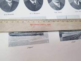 1.1.1916 - Kuvakokoelma, jonka taiteellisen loistopainoksen... Hackman &amp; C:o virkailijat tammikuun 1 päivänä 1916 antoivat kauppaneuvos W. Hackmanille