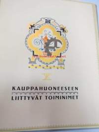 1.1.1916 - Kuvakokoelma, jonka taiteellisen loistopainoksen... Hackman &amp; C:o virkailijat tammikuun 1 päivänä 1916 antoivat kauppaneuvos W. Hackmanille