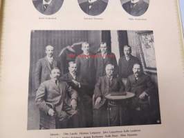 Album av vilket... i konstnärligt ytstyrel...tjänstemän i firman Hackman &amp; Co överräckts åt Kommerserådet W. Hackman 1.1.1916 - Kuvakokoelma, jonka