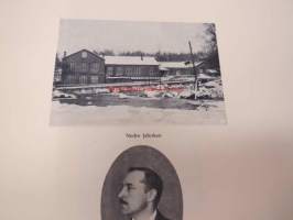 Album av vilket... i konstnärligt ytstyrel...tjänstemän i firman Hackman &amp; Co överräckts åt Kommerserådet W. Hackman 1.1.1916 - Kuvakokoelma, jonka