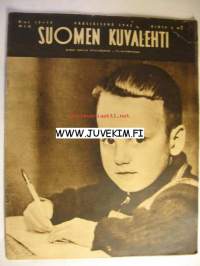 Suomen Kuvalehti 1942 nr 13-14, pastori Johannes Kunilan kohtalo, sotasairaala pyörillä, Tuulen viemää