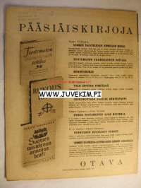 Suomen Kuvalehti 1942 nr 13-14, pastori Johannes Kunilan kohtalo, sotasairaala pyörillä, Tuulen viemää
