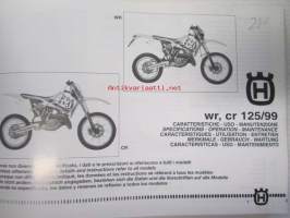 Husqvarna WR, CR 125/99 Owner&#039;s manual -omistajan käsikirja