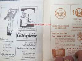 Svenska Teatern Helsingfors program spelåret 1943-44 &quot;Modershjärtat&quot; av Leck Fischer, regi Edwin Ingberg -käsiohjelma