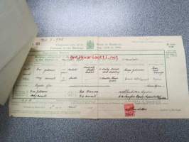 Eric Zilliacus &amp; Mary Morrall - Certified Copy of an Entry of Marriage - Pursuant to the Marriage, Manchester south - Marriage solemnized at the Register
