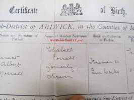 Eric Zilliacus &amp; Mary Morrall - Certified Copy of an Entry of Marriage - Pursuant to the Marriage, Manchester south - Marriage solemnized at the Register