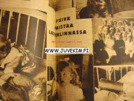 Suomen Kuvalehti 1942 nr 23 (Kansikuvassa Mannerheim), Suomen marsalkka Mannerheim 75 vuotta, korkeita vieraita Päämajassa