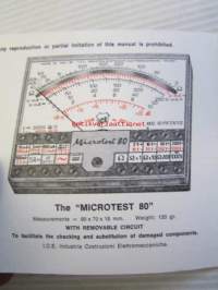 Mierotest 80 - Operator&#039;s Manual and Repair Quide