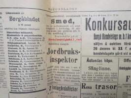 Borgåbladet 1922 nr 91, utgiven 19.8.1922