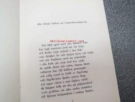 Ur Canterbury-sägner av Geofrey Chaucer (Prologen frun från Bath), svensk tolkning av Harald Jernström