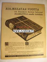 Suomen Kuvalehti 1942 nr 30, suomenkielinen raamattu 300 vuotta