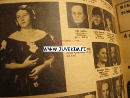 Suomen Kuvalehti 1942 nr 38 ilm 19.9.1942. Onnittelukuvissa Martti Kovero 60v. Kaarlo Meller 60v. Niilo Isotupa 50v. Elisabeth Kotkavuori 70v.