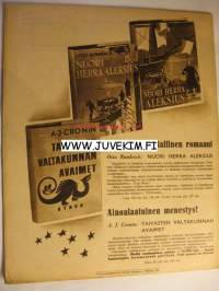 Suomen Kuvalehti 1942 nr 39, Turusta ja tulilinjoilta, tupakan korvikkeet, Äänislinna