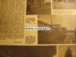 Suomen Kuvalehti 1942 nr 39, Turusta ja tulilinjoilta, tupakan korvikkeet, Äänislinna