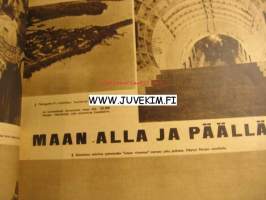 Suomen Kuvalehti 1942 nr 40  3.10.1942. Kuvasarja : Essi Renvall (työnsä ääressä ja perheen parissa) Onnitttelukuvissa: Robert pelkonen 75v. Ernst Tidström