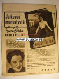 Suomen Kuvalehti 1942 nr 43, sotapesä Karhunpesä, missä sotilaitamme palvelee kenraalitar