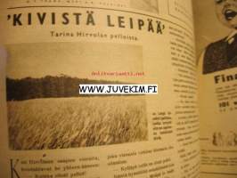 Suomen Kuvalehti 1942 nr 44, tallukka ja sen valmistaminen - kaavoja, Sakari Pälsi: puukko, Punainen risti, Kirsti Huurre