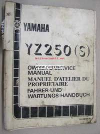 Yamaha YZ250 (S) owner´s service manual -omistajan huolto-ohjekirja