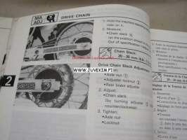 Yamaha YZ250 (S) owner´s service manual -omistajan huolto-ohjekirja