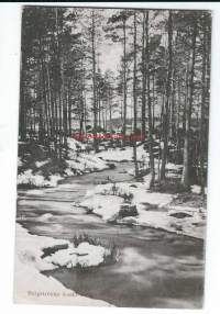 Bergströmin koski   - paikkakuntapostikortti kulkematon