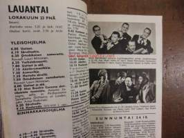 Radiokuuntelija  TV  1965 / 42 Antenni - Kansikuva Tauno Palo