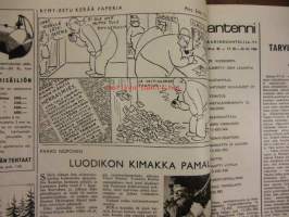 Radiokuuntelija  TV  1965 / 42 Antenni - Kansikuva Tauno Palo