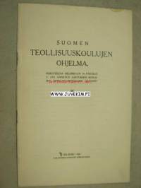 Suomen Teollisuuskoulujen ohjelma 1928