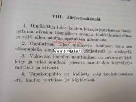 Suomen Teollisuuskoulujen ohjelma 1928