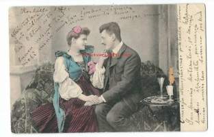 Käsi kädessä - postikortti