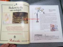 Antiikki 1993 nr 1 - antiikki, taide, design, keräily &quot;Ensimmäinen ilmestynyt numero numero&quot;, Fagervik, Taidon tarina - Taito Oy - Paavo Tynell, huomisen
