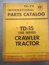 International TD-15 (150 Series) Crawler Tractor Parts Catalog -varaosaluettelo