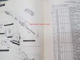 Drott Model 6K3 Skid-Shovel mounted on International T6 and TD6 Crawler Tractor Parts and Instruction Book -ohjekirja ja varaosaluettelo Drott kauhalaitteistolle