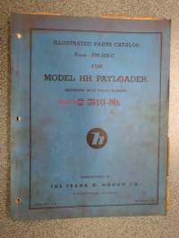 Hough Model HH Payloader (Beginning with serial number 18C 1889 &amp; up gas, 19C 1379 &amp; up diesel) Illustrated Parts Catalog form - PM-HH-C -varaosaluettelo