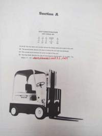 Hyster SpaceSaver S60B, S70B, S80B, S100B forklift truck parts manual, customer edition -varaosaluettelo