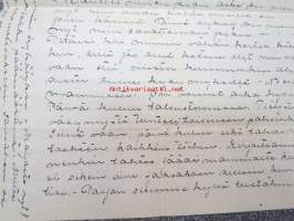 Suomen Köysitehdas Oy, Kokkola, 27.11.1912 -asiakirjalomake, joka käytetty yksityiskirjeenä