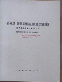 Suomen Sahanomistajayhdistyksen hallituksen  -  vuosikertomus 1936